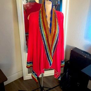 Multi Colored Sewn Cover up